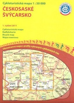 Českosaské Švýcarsko 1:50 000, Klub českých turistů, 2011