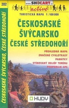 Levně Českosaské Švýcarsko, České středohoří 1:100 000