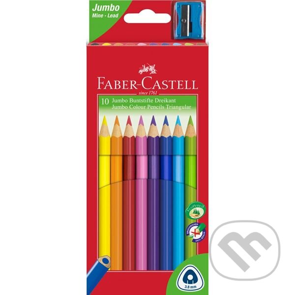 Levně Pastelky Junior grip set 10 farebné