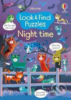 Look and Find Puzzles Night time - Kirsteen Robson, Usborne, 2021