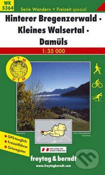 Levně Hinterer Bregenzerwald, Kleines Walsertal, Damüls 1:35 000