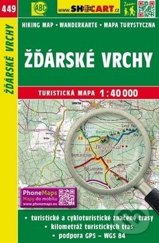 Levně Žďárské vrchy 1:40 000 (Turistická mapa)