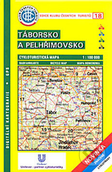 Kniha: Táborsko a Pelhřimovsko 1:100 000 (Klub českých turistů)