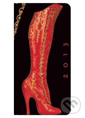 Paperblanks - diár 2013 - High Button Boot Slim (Paperblanks)
