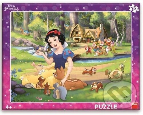 Levně Sněhurka a zvířátka - puzzle z kategorie 15 – 60 dielikov