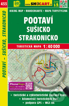 Levně Pootaví, Sušicko, Strakonicko 1:40 000