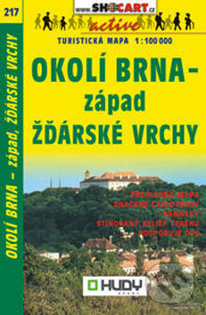 Levně Okolí Brna-západ, Žďárské vrchy 1:100 000