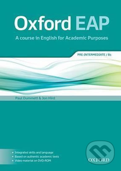 Levně Oxford English for Academic Purposes B1 Student´s Book + DVD-ROM Pack - kniha z kategorie Jazykové učebnice a slovníky
