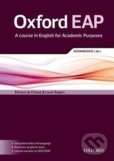 Kniha Oxford English for Academic Purposes B1+ Student´s Book + DVD-ROM Pack