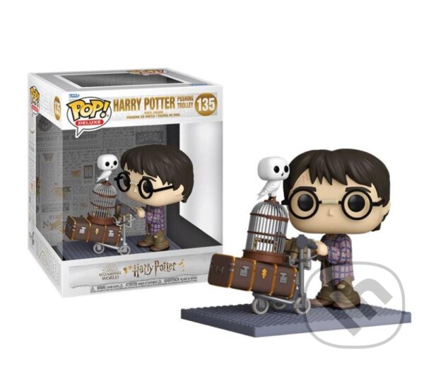Levně Funko POP Deluxe: Harry Potter Anniversary - Harry Pushing Trolley