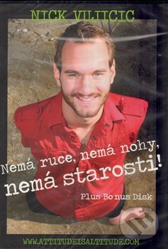 Levně Nemá ruce, nemá nohy, nemá starosti! (DVD) - Nick Vujicic - film z kategorie Autobiografické dokumenty