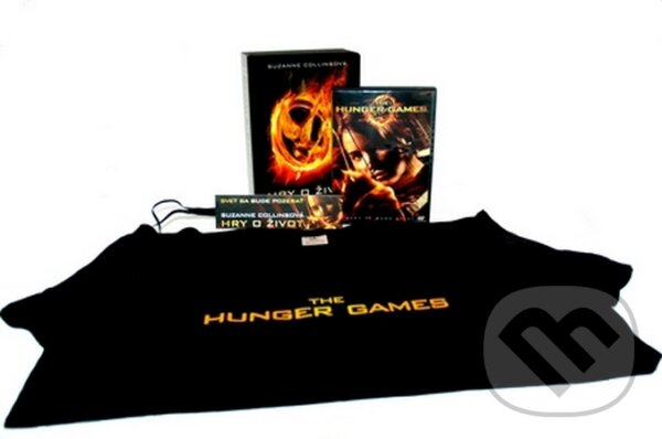 Kolekcia Hry o život (Kniha + Záložka + DVD + Tričko) (Suzanne Collins a Gary Ross). , 2012