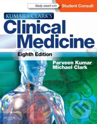 Kniha: Kumar and Clark's Clinical Medicine (Michael Clark a Parveen Kumar). Mosby, 2012
