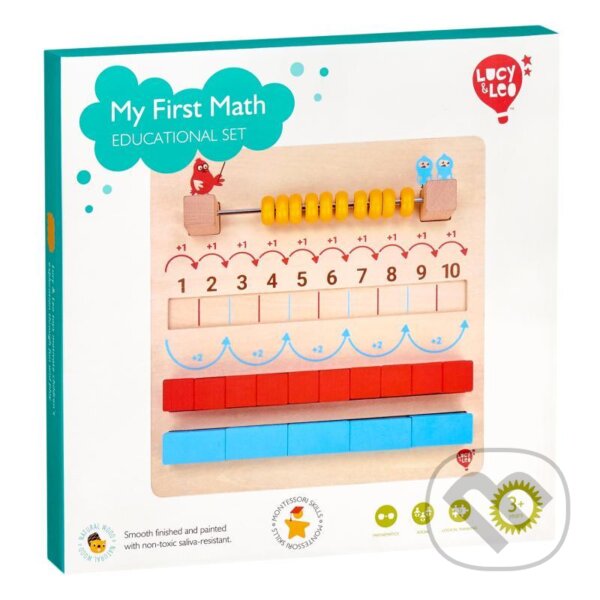 Lucy & Leo dřevěná herní sada - Moje první matematika, Magic Baby s.r.o., 2021