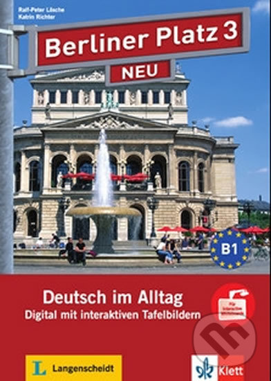 Levně Berliner Platz 3 Neu (B1) – Digital mit interakt. Tafelbildern - kniha z kategorie Stredné školy