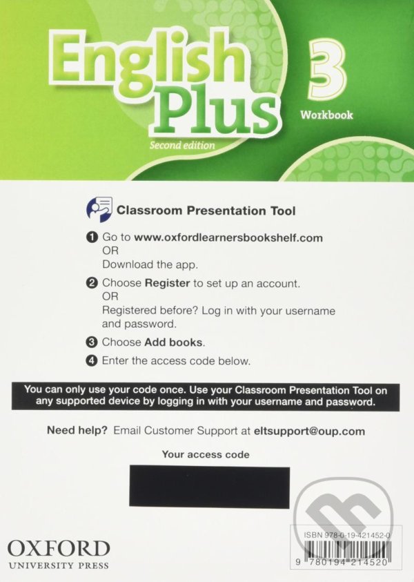 Levně English Plus 3: Classroom Presentation Tool eWorkbook Pack (Access Code Card), 2nd - kniha z kategorie Jazykové učebnice a slovníky