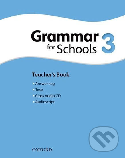 Levně Oxford Grammar for Schools 3 (Teacher´s Book with Audio CD) - kniha z kategorie 2. stupeň