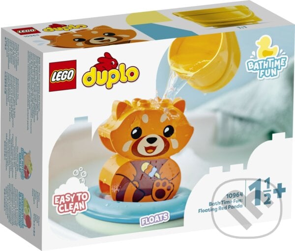 LEGO Duplo clasic 10964 Plávajúca panda červená, LEGO, 2021