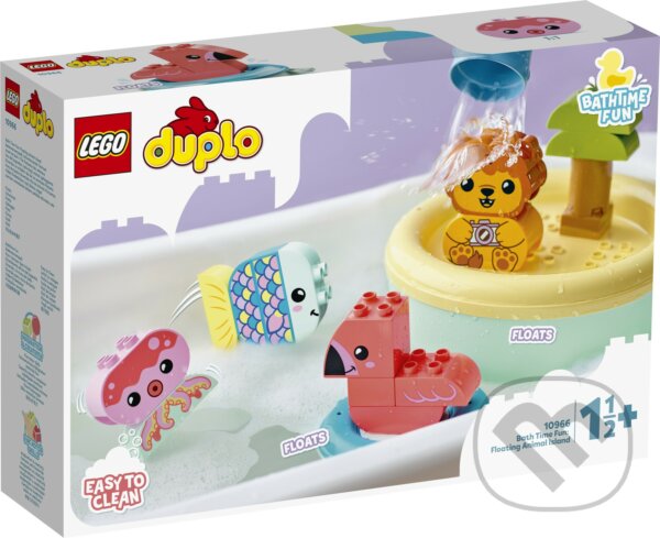 Levně LEGO Duplo clasic 10966 Plávajúci ostrov so zvieratkami - hra z kategorie Classic