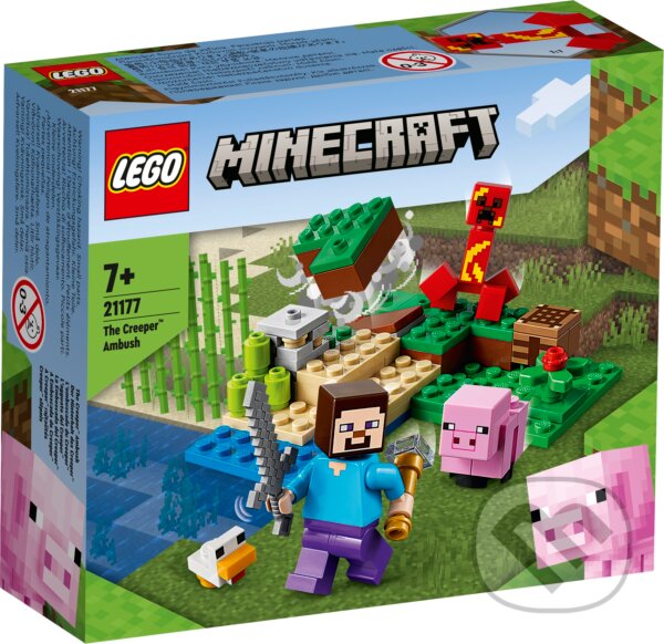 LEGO Minecraft 21177 Útok Creepera, LEGO, 2021