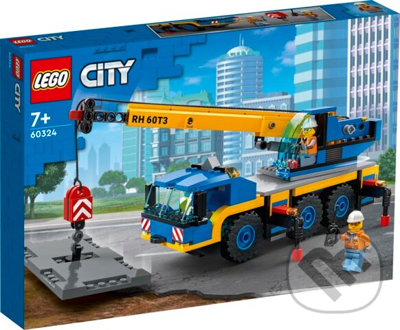 LEGO City 60324 Pojazdný žeriav, LEGO, 2021