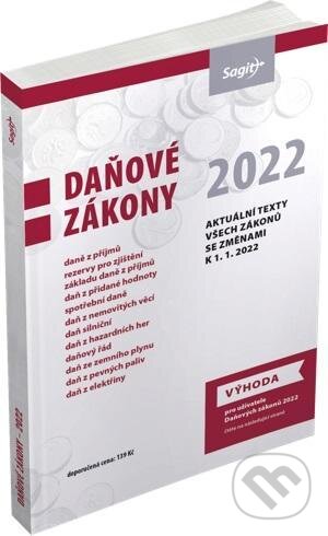 Kniha: Daňové zákony 2022 (Sagit). Sagit, 2022