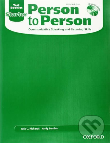 Levně Person to Person Starter: Test Booklet + CD (3rd) - Jack C. Richards - kniha z kategorie Jazykové učebnice a slovníky