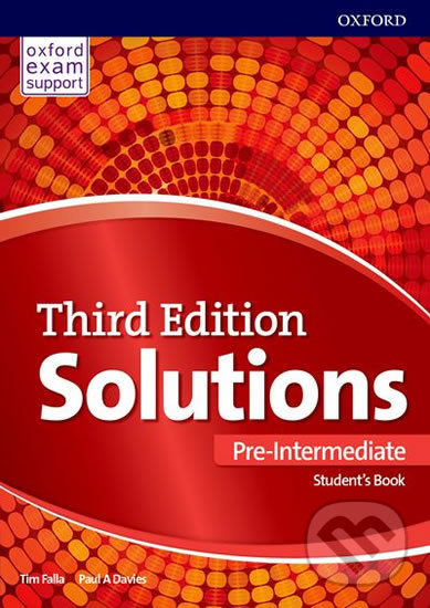 Levně Solutions Pre-intermediate: Student´s Book and Online Practice Pack 3rd (International Edition) - kniha z kategorie Jazykové učebnice a slovníky