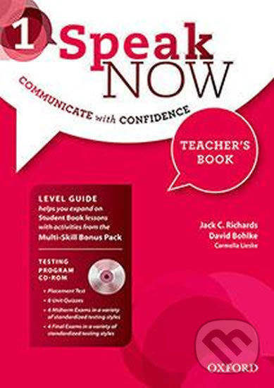 Levně Speak Now 1: Teacher´s book (without Testing Program CD-ROM) - kniha z kategorie Jazykové učebnice a slovníky