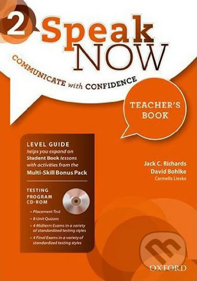 Levně Speak Now 2: Teacher´s Book with Testing Program CD-ROM - kniha z kategorie Jazykové učebnice a slovníky