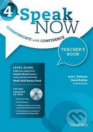 Levně Speak Now 4: Teacher´s book (without Testing Program CD-ROM) - kniha z kategorie Jazykové učebnice a slovníky
