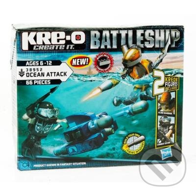 Společenská hra: KRE-O BATTLESHIP Ocean Attack (Hasbro). Hasbro, 2012