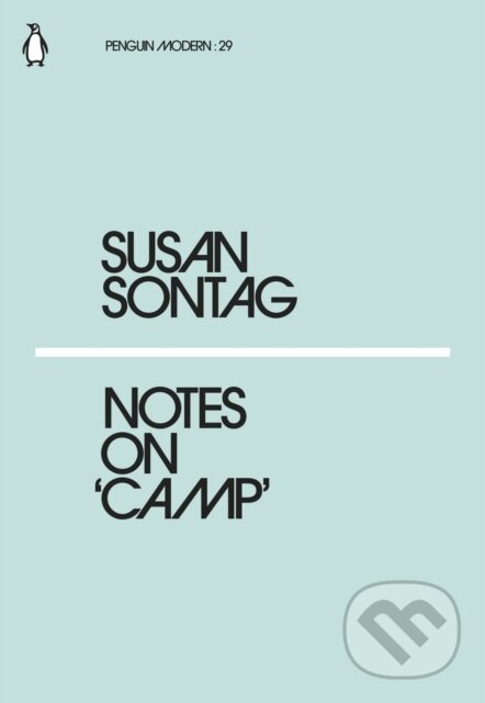 E-kniha: Notes on Camp (Susan Sontag). Penguin Books, 2018