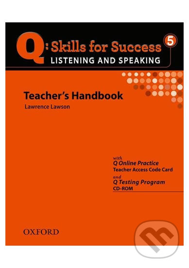 Levně Q: Skills for Success: Listening and Speaking 5 - Teacher´s Handbook with Q Testing Program - kniha z kategorie Jazykové učebnice a slovníky