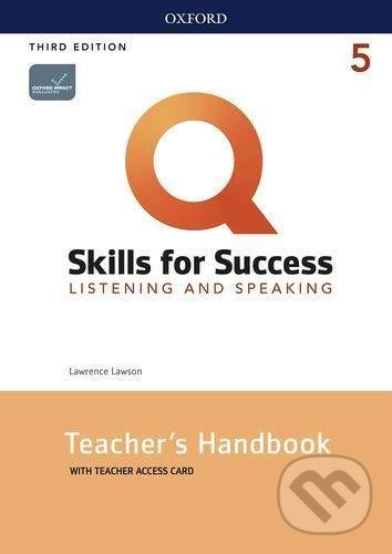 Levně Q: Skills for Success: Listening and Speaking 5 - Teacher´s Handbook with Teacher´s Access Card, 3rd - kniha z kategorie Jazykové učebnice a slovníky