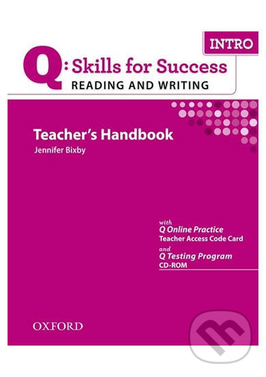 Levně Q: Skills for Success: Reading and Writing Intro - Teacher´s Handbook with Q Testing Program - kniha z kategorie Jazykové učebnice a slovníky