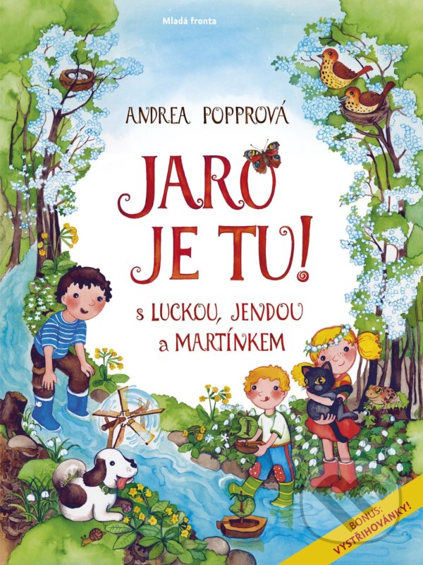 Levně Jaro je tu (s Luckou, Jendou a Martínkem) - Andrea Popprová - kniha z kategorie Hravé úlohy