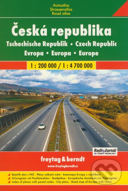 Levně Česko 1:200 000 1:5 000 000 (Autoatlas) - Kolektiv autorů