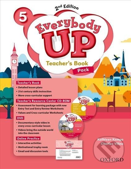 Levně Everybody Up 5: Teacher´s Book Pack with DVD, Online Practice and Teacher´s Resource Center CD-ROM, 2nd - kniha z kategorie Jazykové učebnice a…
