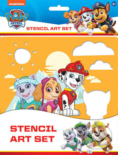 Levně Stencil art set: Tlapková patrola
