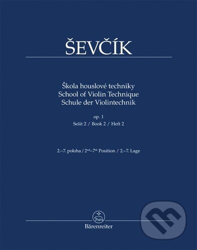 Levně Škola houslové technikyop. 1, sešit 2 (2.-7. poloha) - kniha z kategorie Hudba