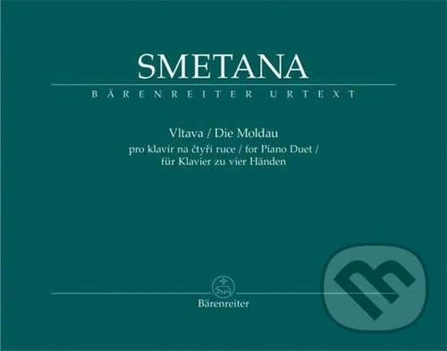Levně Vltava pro klavír na čtyři ruce - Bedřich Smetana, Hugh Macdonald (Editor) - kniha z kategorie Hudba