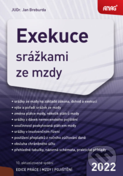 Levně Exekuce srážkami ze mzdy 2022 - Jan Breburda - kniha z kategorie Účtovníctvo a dane