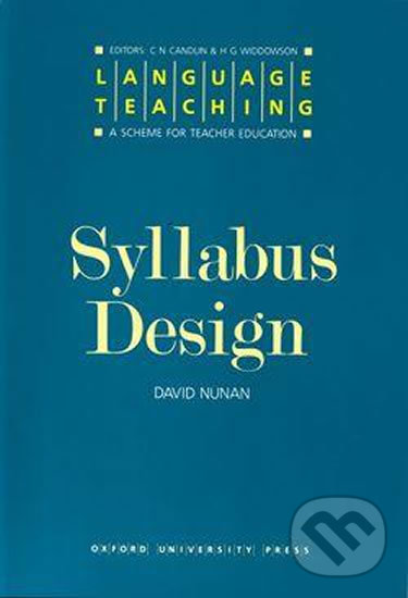 Levně Language Teaching: Series Syllabus Design - David Nunan - kniha z kategorie 2. stupeň