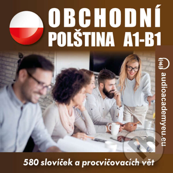Audiokniha: Polština do práce (Tomáš Dvořáček). Audioacademyeu, 2022