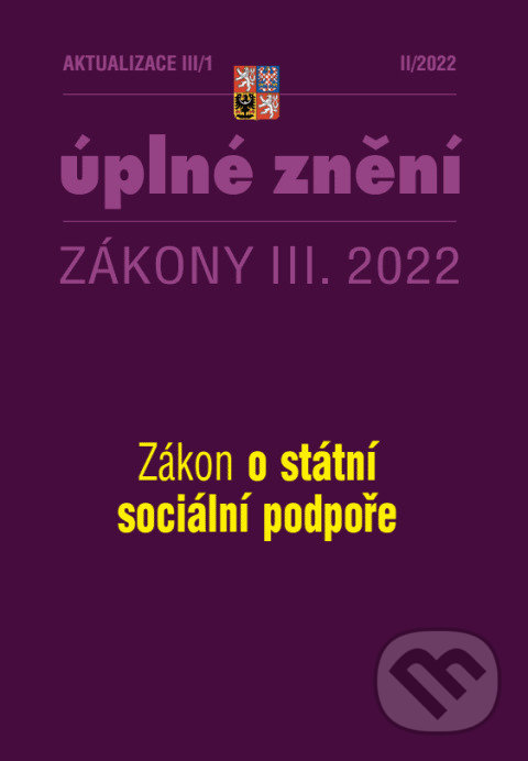 Levně Aktualizace III/1 - o státní sociální podpoře