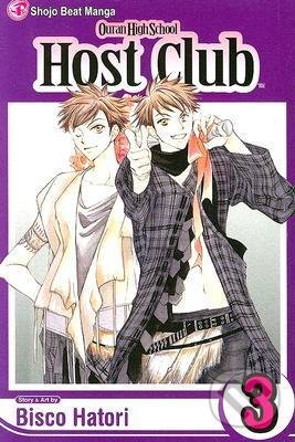 Kniha: Ouran High School Host Club 3 (Bisco Hatori). Viz Media, 2008