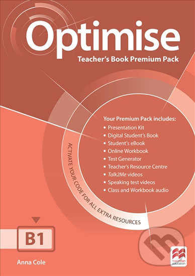 Levně Optimise B1: Teacher´s Book Premium Pack - Anna Cole - kniha z kategorie Jazykové učebnice a slovníky
