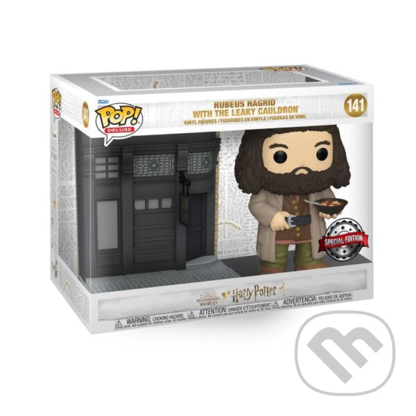 Levně Funko POP Deluxe: Harry Potter Diagon Alley - The Leaky Cauldron w/Hagrid (limited special edition)