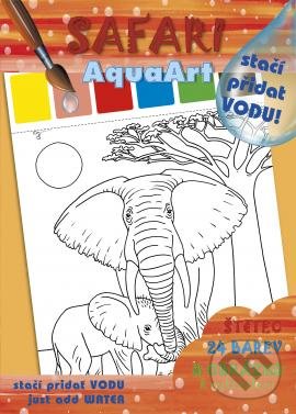 Levně AquaArt Safari - omalovánka (Stačí přidat vodu!) - kniha z kategorie Omaľovávanky